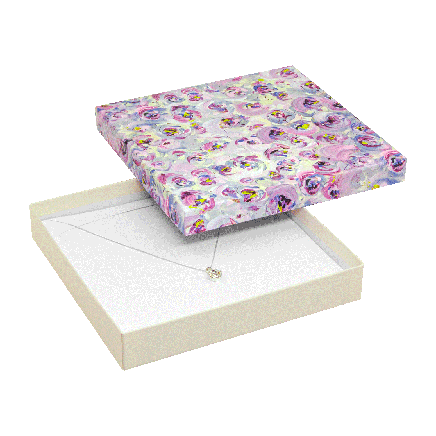 Cardboard boxes for necklaces - colliers