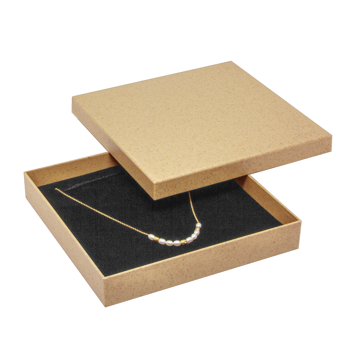 Bio-plastic boxes for necklaces - colliers