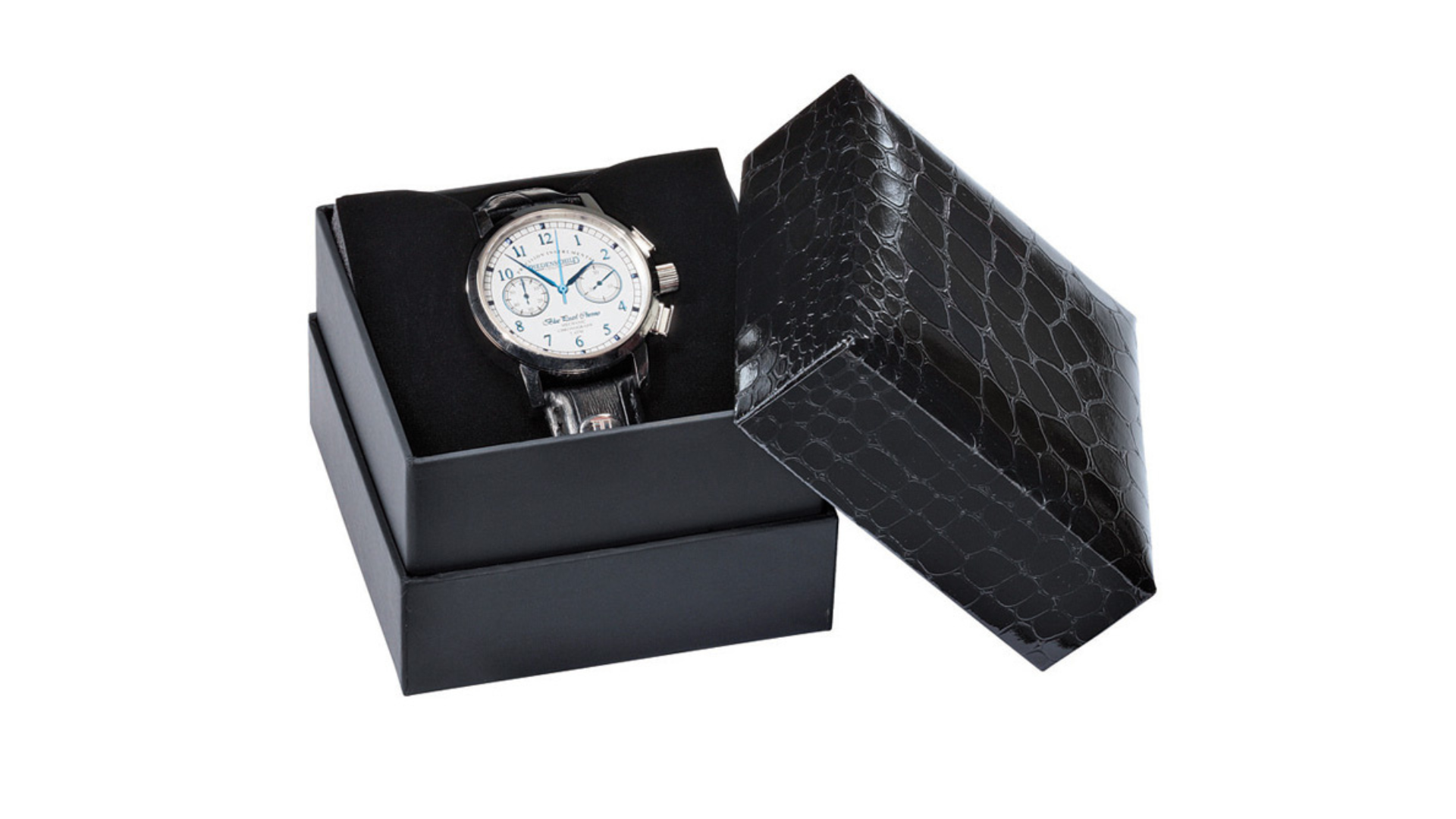 A striking appearance: watch packaging with a reptile look