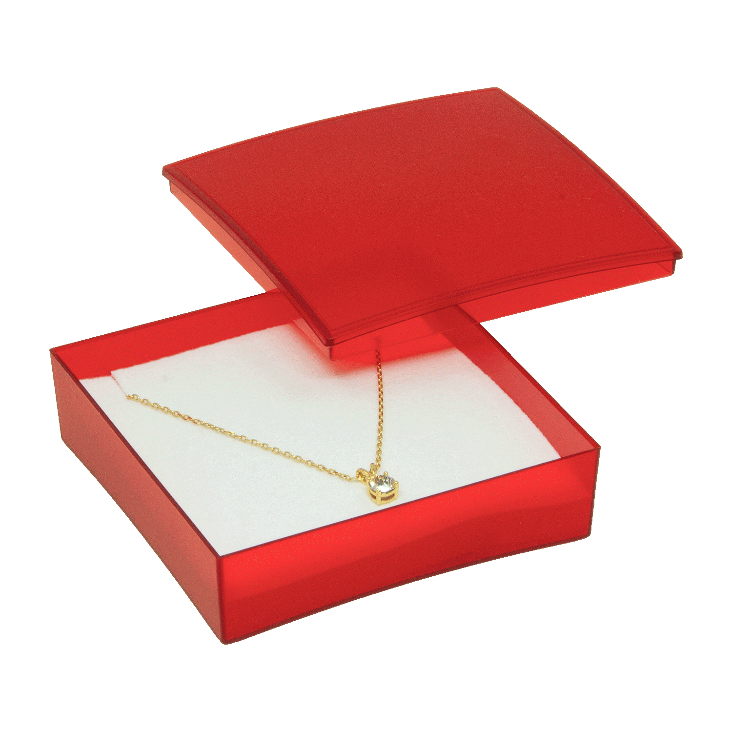 Plastic boxes for pendants - earrings - set