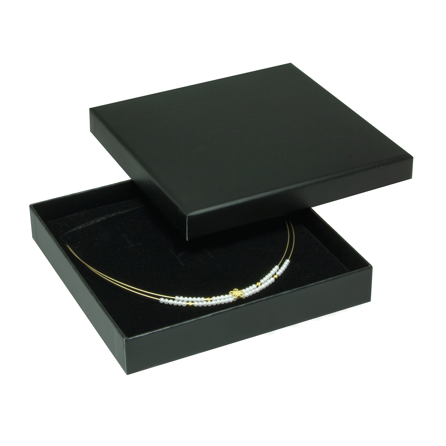 Cardboard boxes for necklaces - colliers