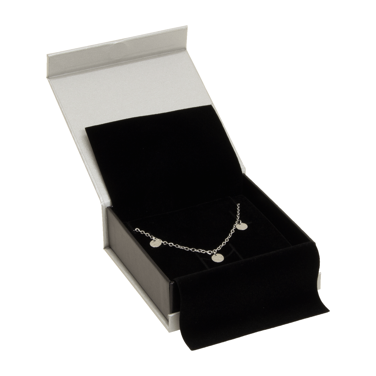 Cardboard jewellery cases for pendants - earrings - set