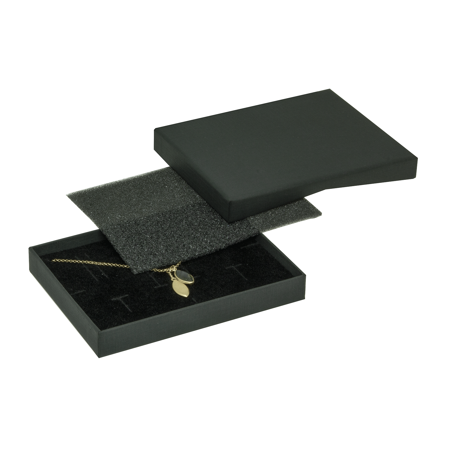 Flat cardboard boxes for bracelets - set