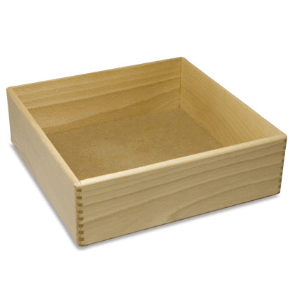 Wooden tray - 75 mm high