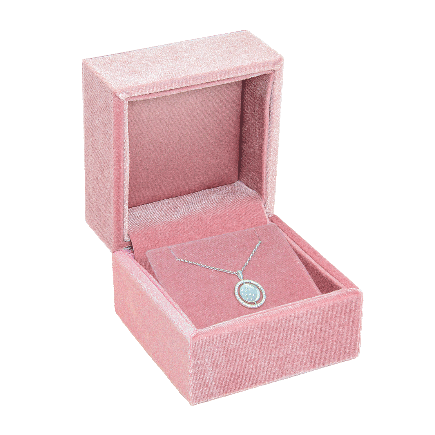 Jewellery cases with velvet cover for pendants - earrings - bracelets