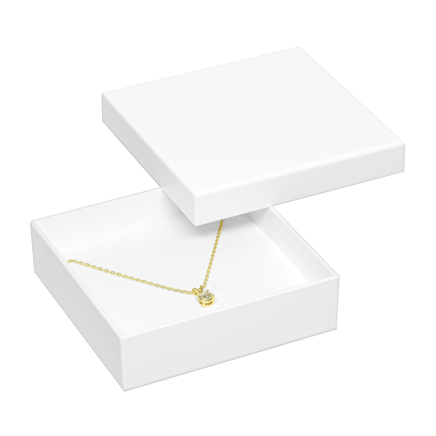 Bio-plastic boxes for pendants - earrings - set