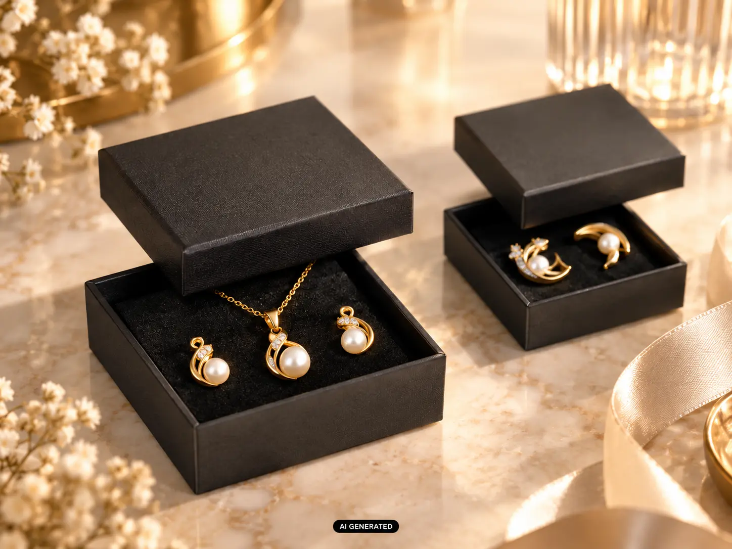 Earring sets: packaging for more than one piece of jewellery