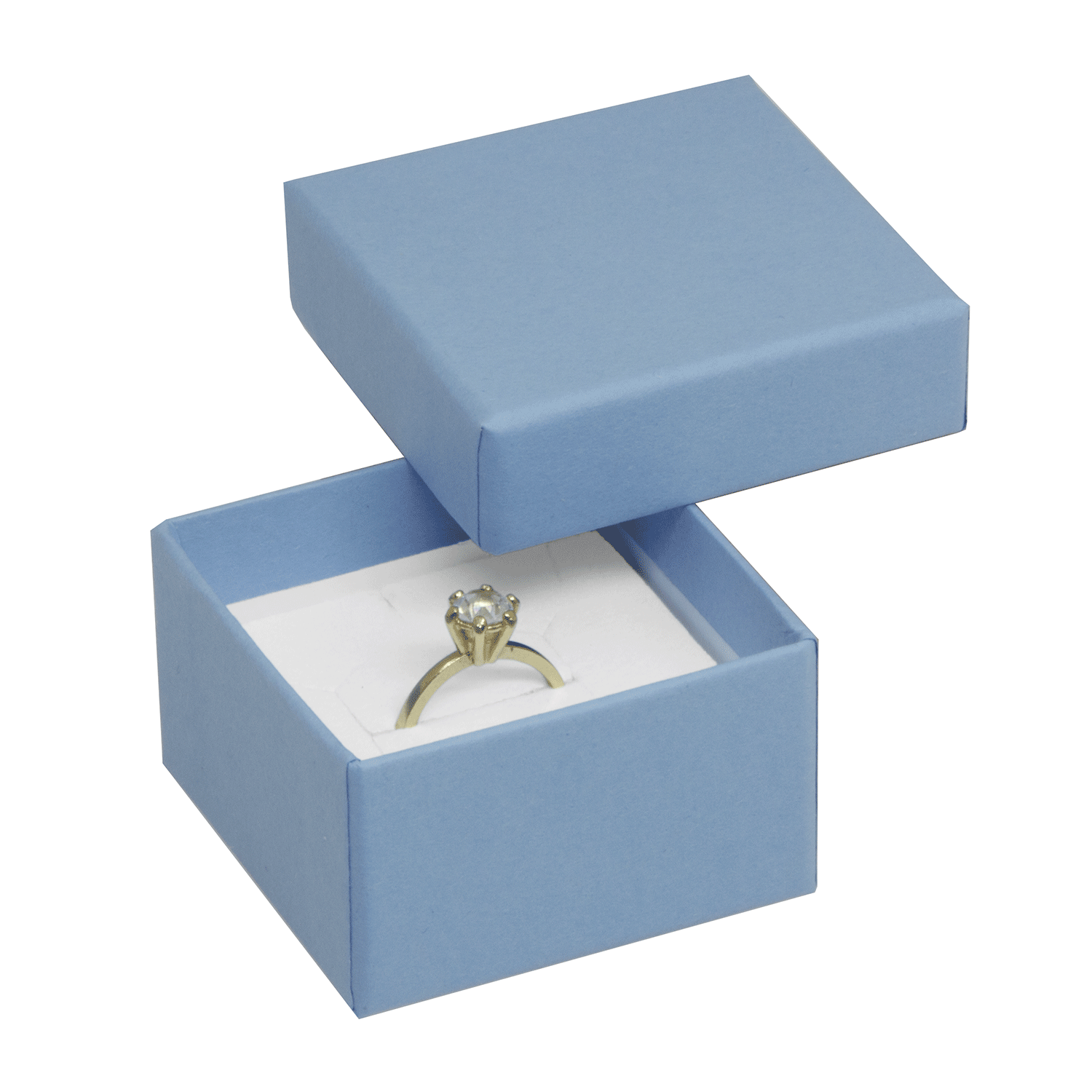Cardboard boxes for rings - wedding rings - stud earrings