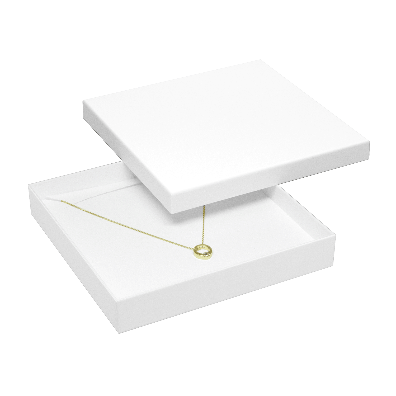 Bio-plastic boxes for necklaces - colliers