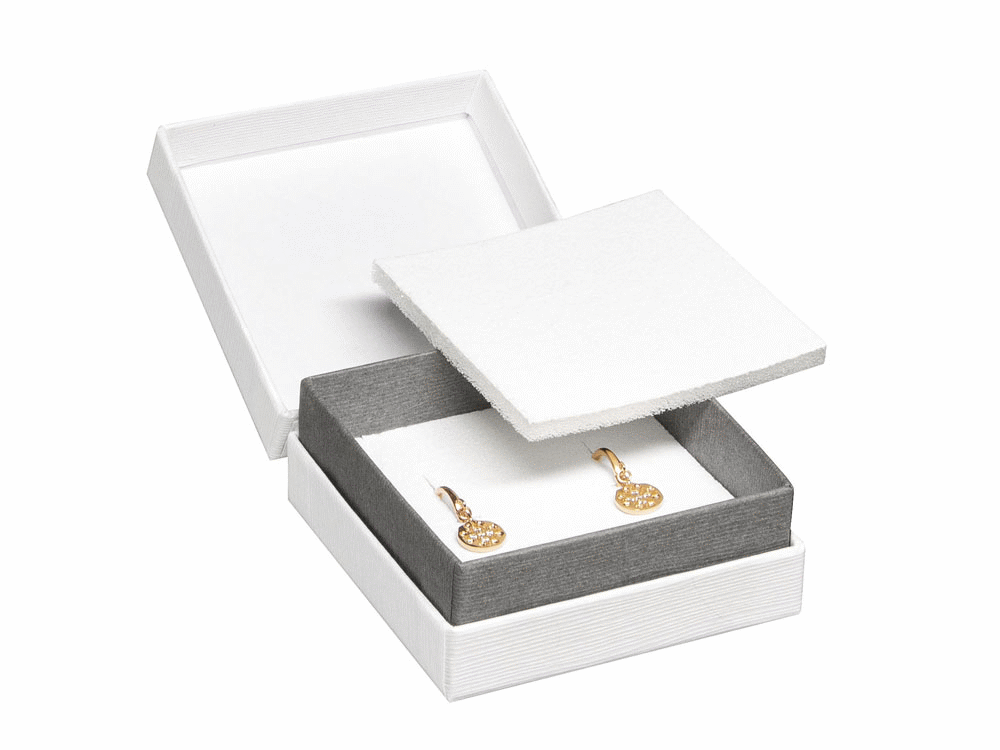 Cardboard boxes with hinge for pendants - earrings