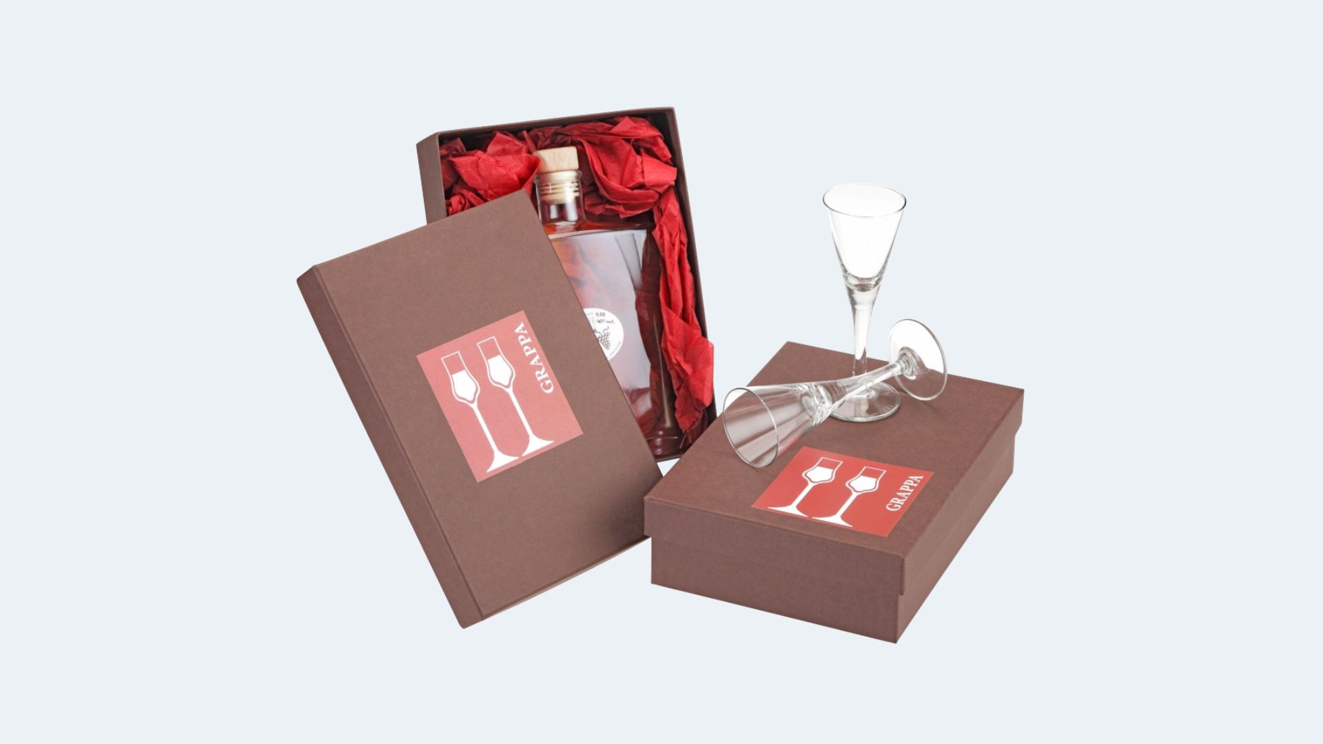 Packaging with logo Packaging with logo