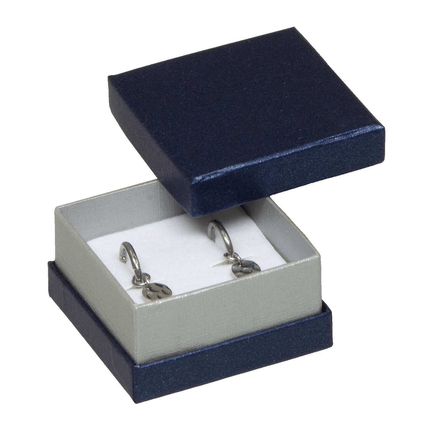 Cardboard jewellery boxes for ear studs