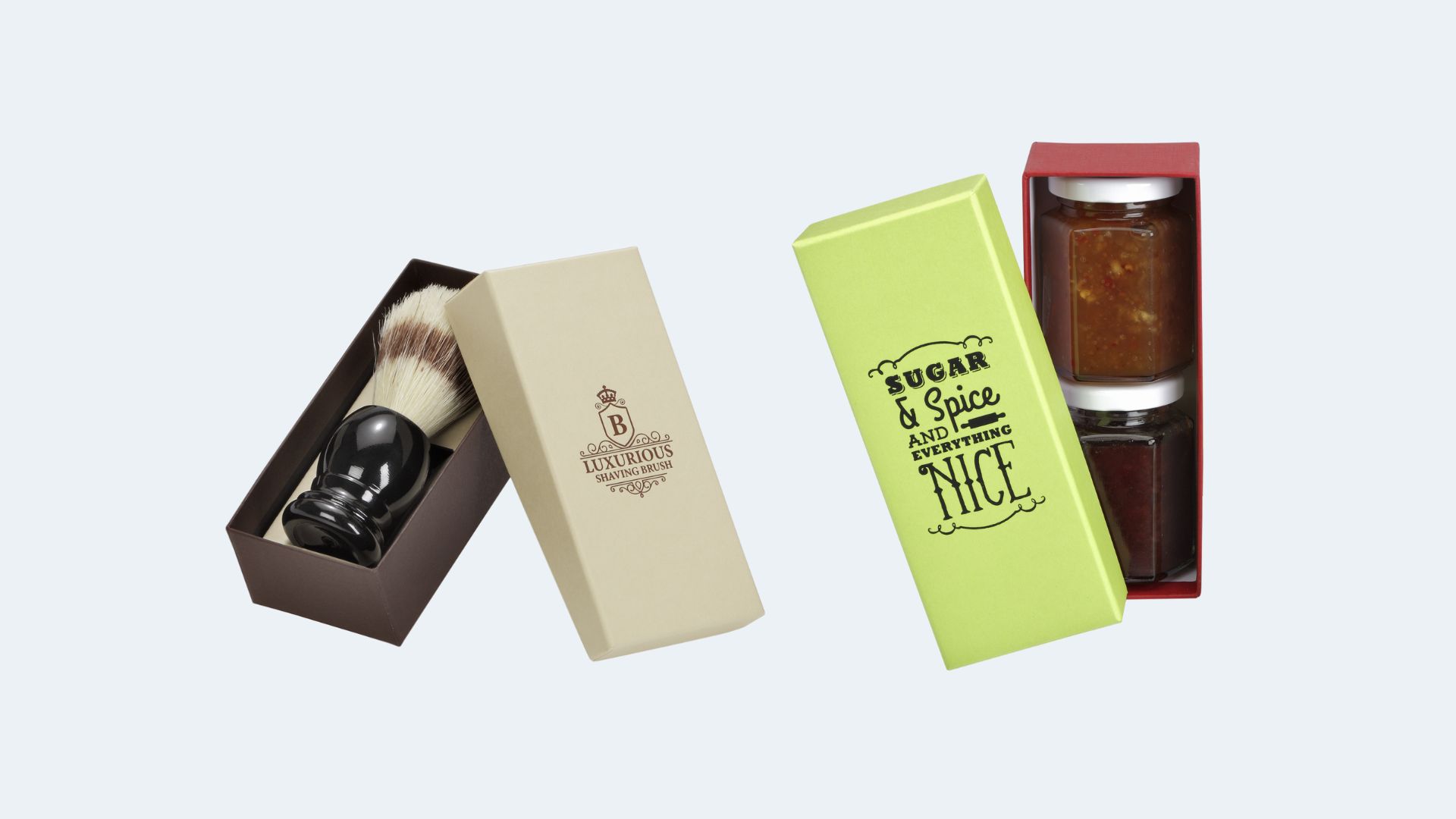 Packaging with logo printing Packaging with logo printing