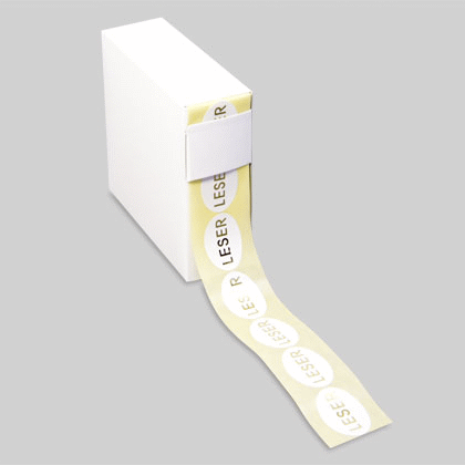 Oval self-adhesive labels - medium
