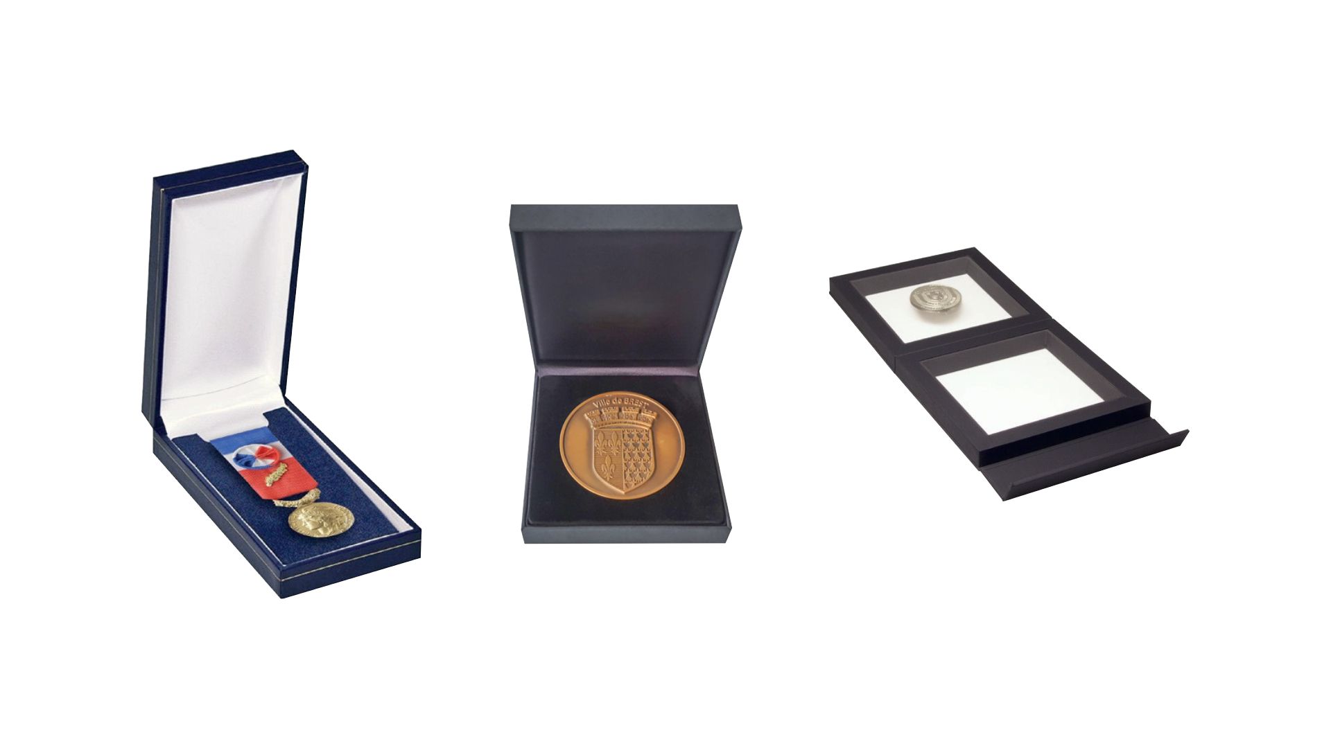 Packaging for coins,<br>medals & decorations Packaging for coins,<br>medals & decorations