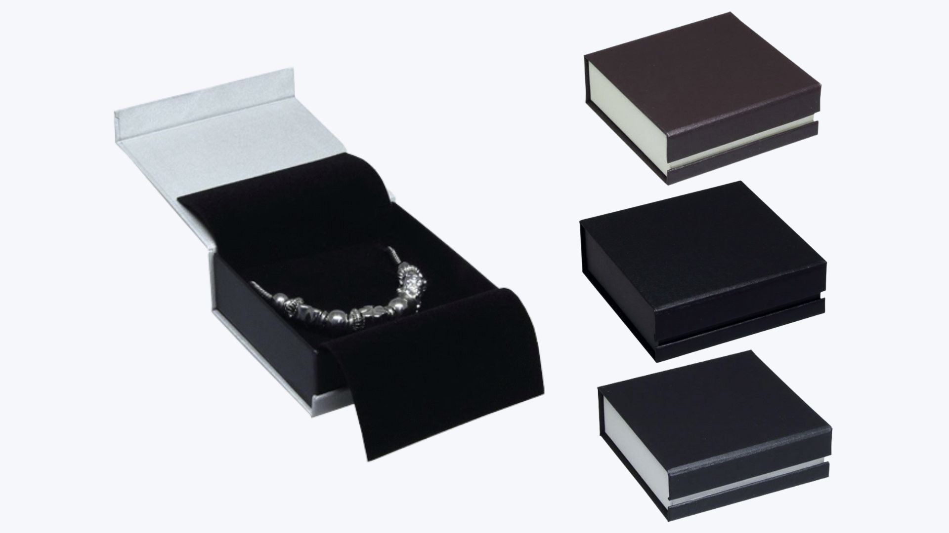 Series 0735 LINE.<br>Our cardboard boxes with magnetic closure.