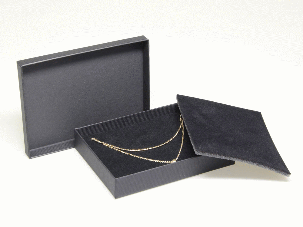 Cardboard jewellery boxes for small necklaces Cardboard jewellery boxes for small necklaces