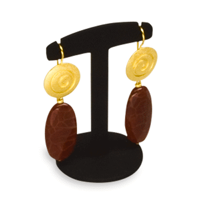 Jewellery stand for earrings - T-form