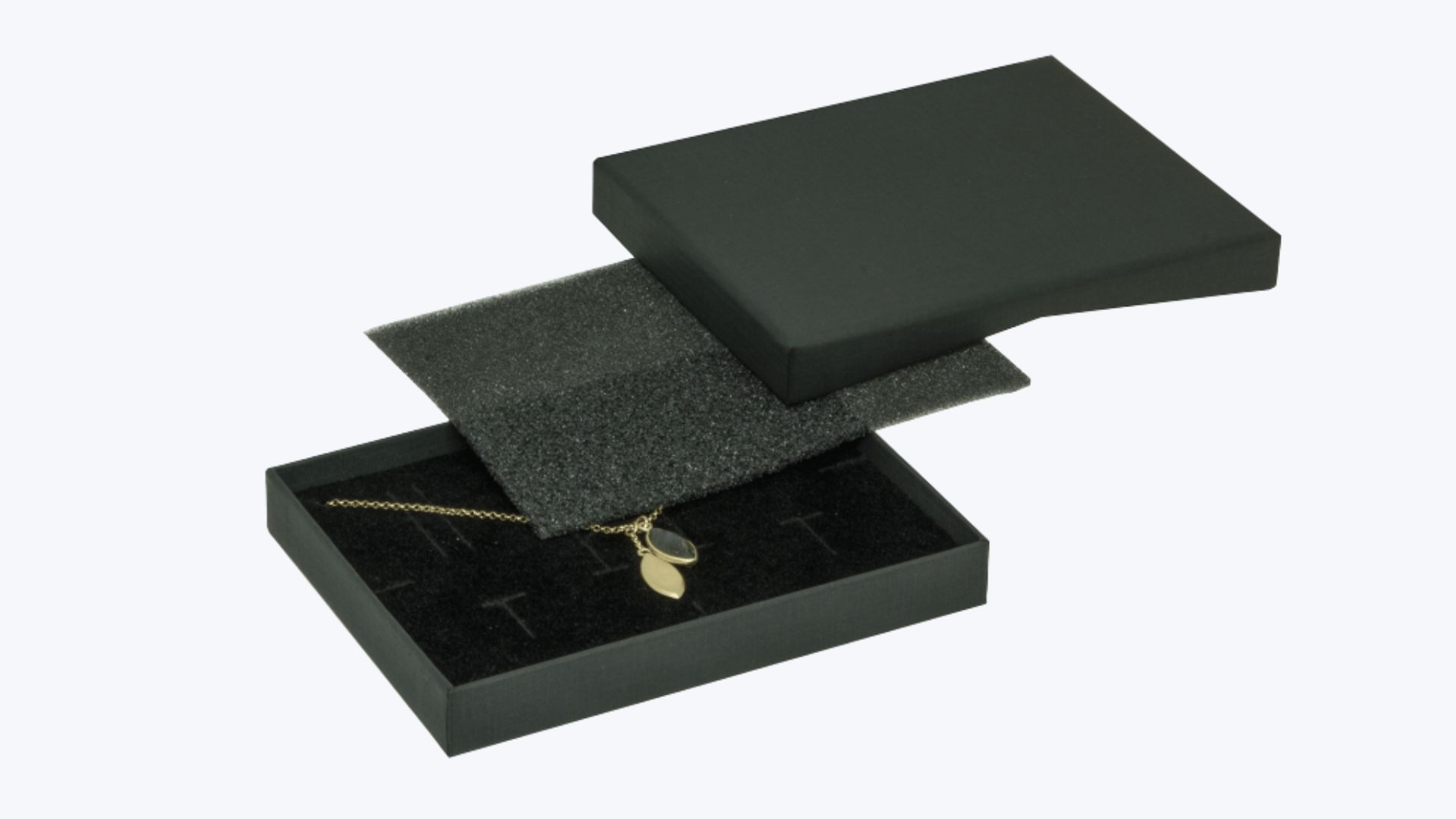 0210 FLAT BOX series.<br>Our flat jewellery boxes.