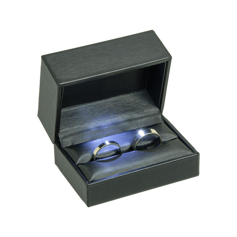 LED jewellery cases for wedding rings