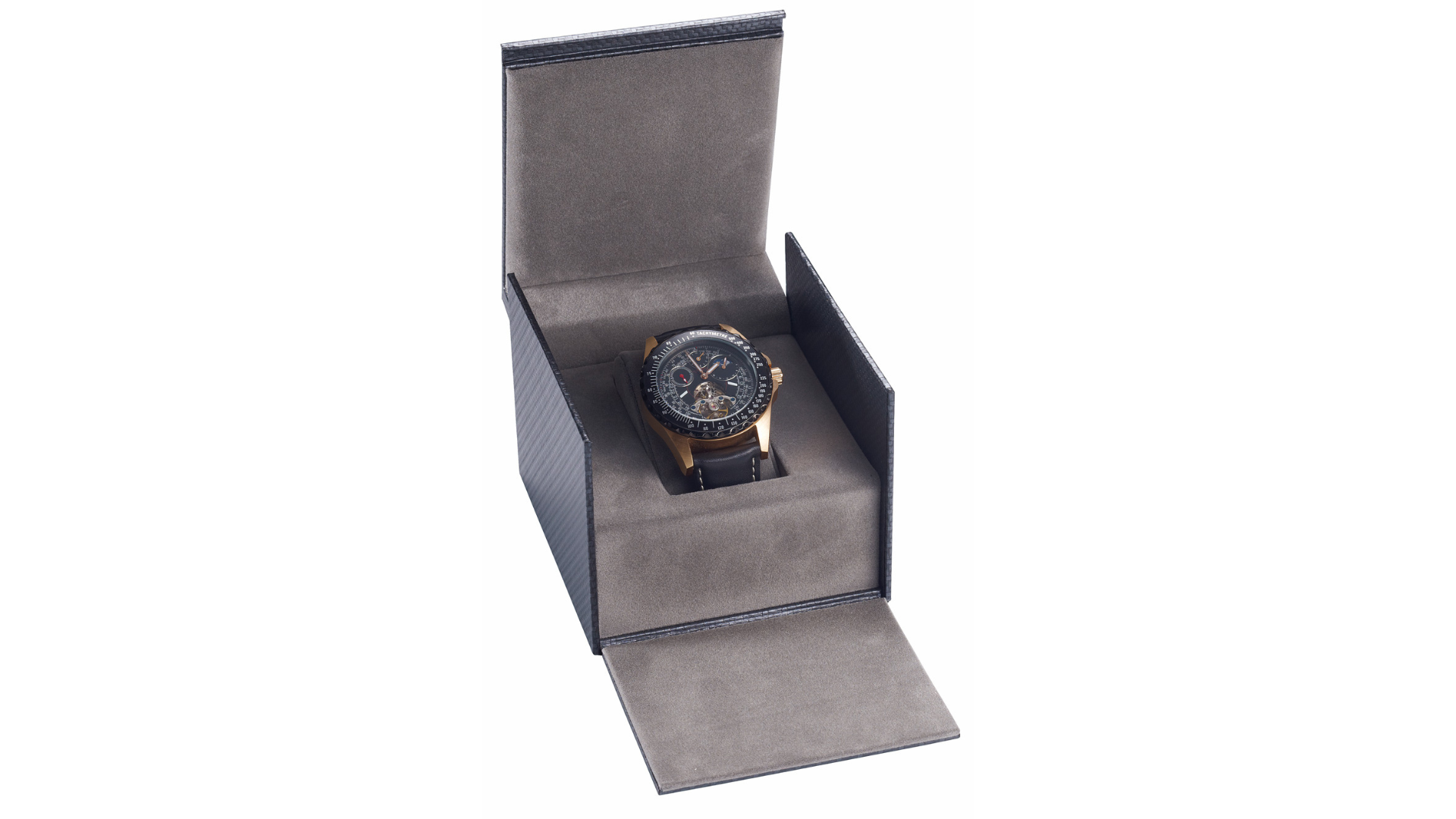 Timeless presentation: premium wooden case for elegant wristwatches