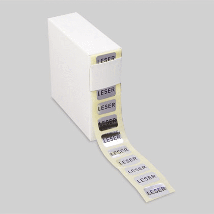 8-corner self-adhesive labels - small