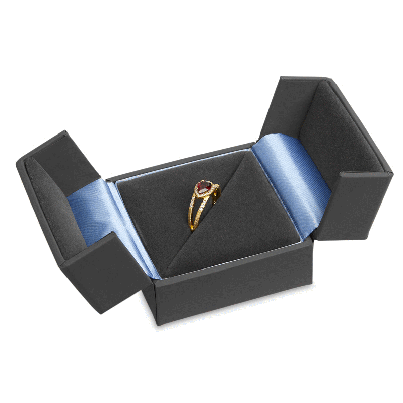 Double door cases for rings - wedding rings