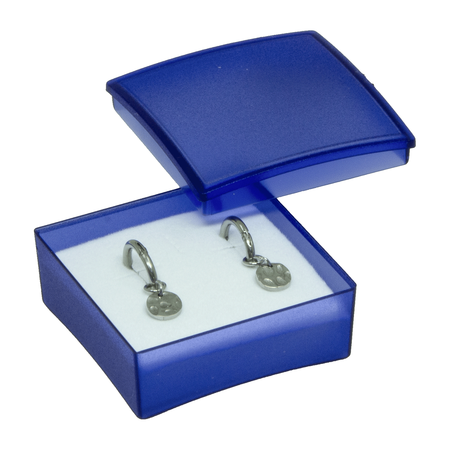 Plastic boxes for ear studs