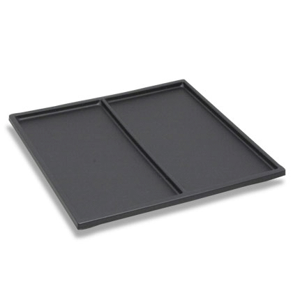Vacuum formed insert with 2 compartments - 105x210 mm