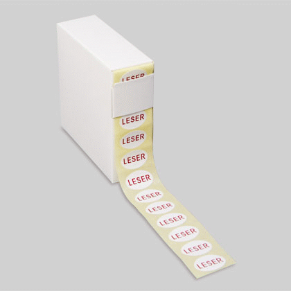 Oval self-adhesive labels - small