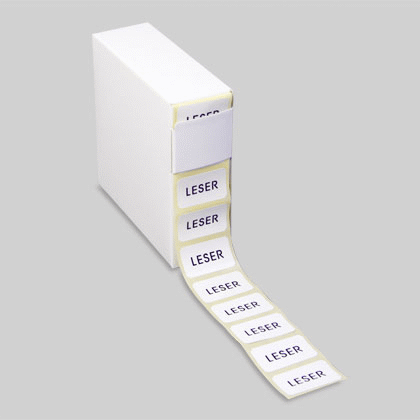 8-corner self-adhesive labels - medium